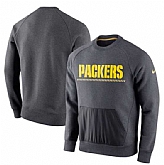 Men's Green Bay Packers Nike Championship Drive Gold Collection Hybrid Fleece Performance Sweatshirt Charcoal FengYun,baseball caps,new era cap wholesale,wholesale hats